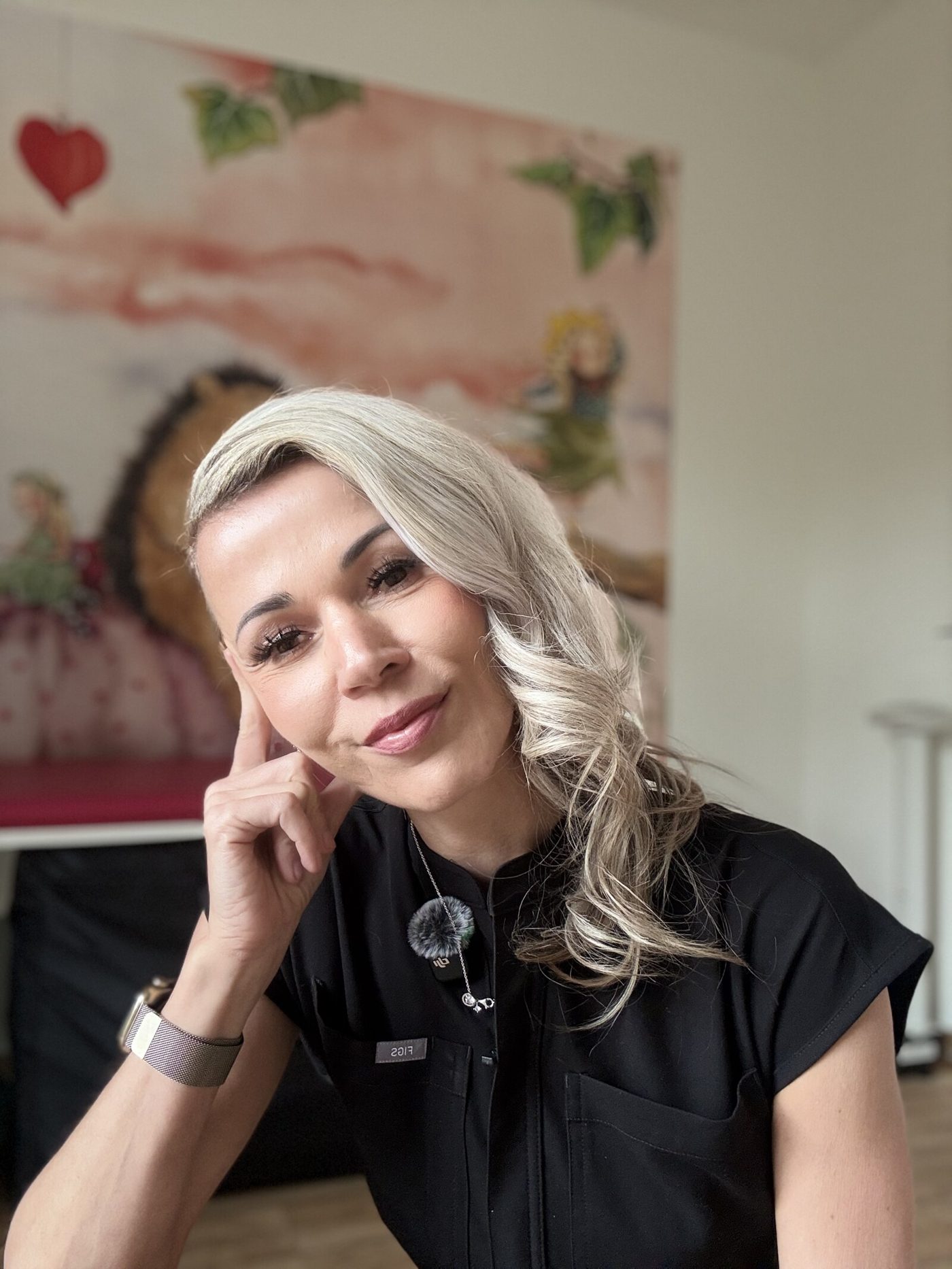 Antje Riek in ihrer Praxis